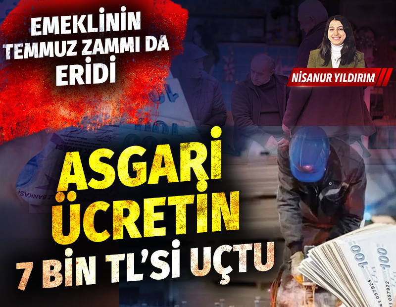 Maaş buhar oldu, vatandaşın dayanacak gücü kalmadı: Asgari ücretin 6.828 TL'si uçtu!