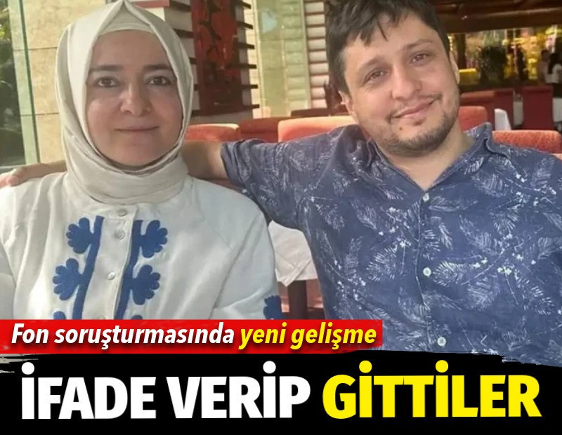 Fatma Betül Sayan Kaya ile eşi İlyas Kaya ifade verip gittiler