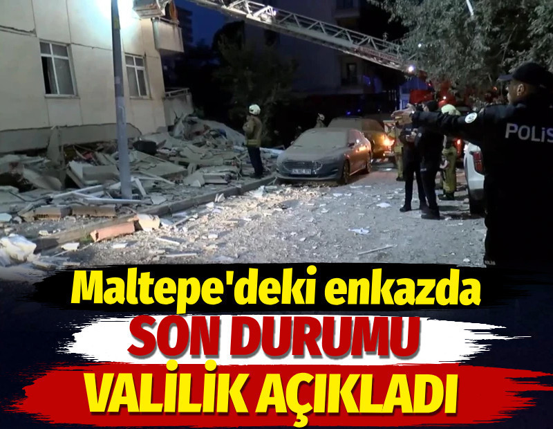 Maltepe'deki enkazda son durumu Valilik açıkladı