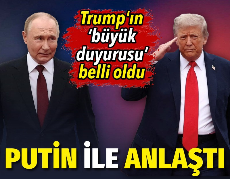 Trump’ın büyük duyurusu belli oldu. Putin ile anlaştı