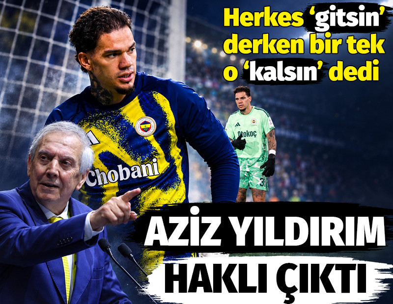 Aziz Yıldırım haklı çıktı: Herkes 'gitsin' derken bir tek o 'kalsın' dedi