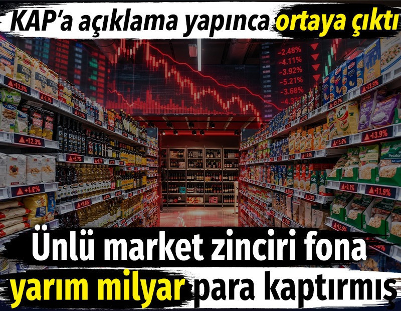 Türkiye'nin büyük market zinciri de fona para kaptırmış. KAP’a açıklama yapınca ortaya çıktı