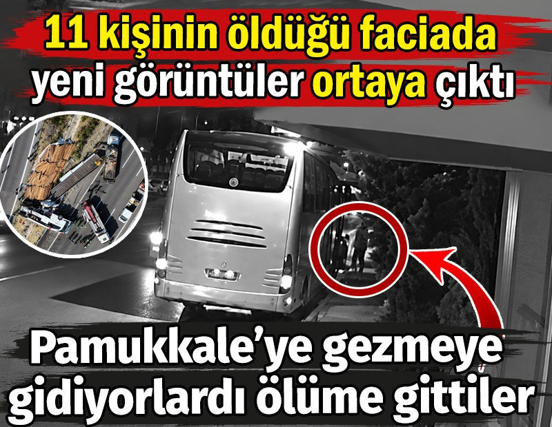 Manisa'da faciada yeni görüntüler ortaya çıktı. Pamukkale'ye gezmeye gidiyorlardı ölüme gittiler