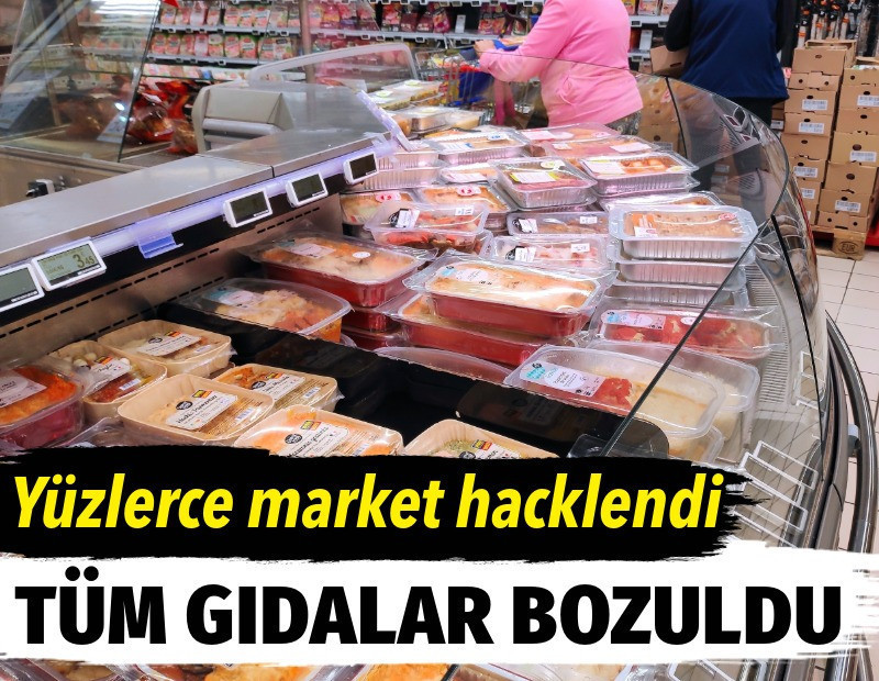 Yüzlerce marketin buzdolapları hacklendi. Bütün gıdalar bozuldu