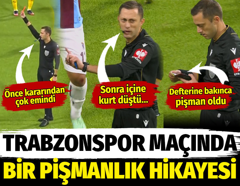 KuPS Kuopion-Trabzonspor maçının hakemi yanlış kırmızı kart gösterdi
