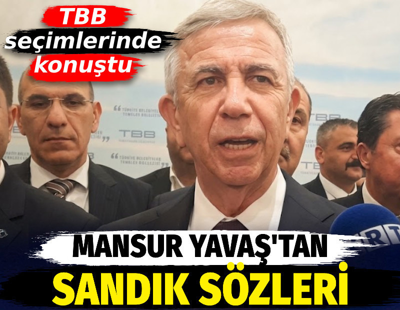 Mansur Yavaş'tan TBB seçimlerinde "sandık" sözleri