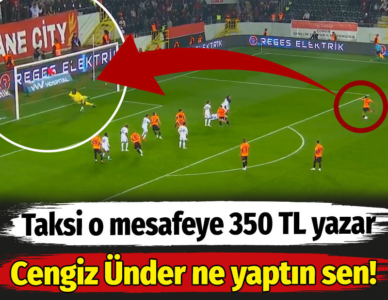 Cengiz Ünder ne yaptın sen! Taksi o mesafeye en az 350 TL yazar