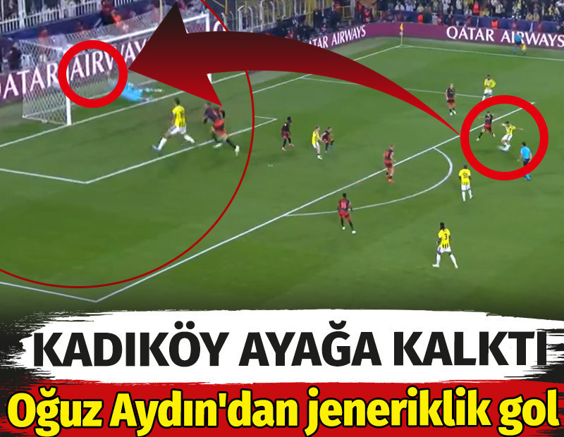Oğuz Aydın'dan Şampiyonlar Ligi'nde jeneriklik gol. Kadıköy ayağa kalktı