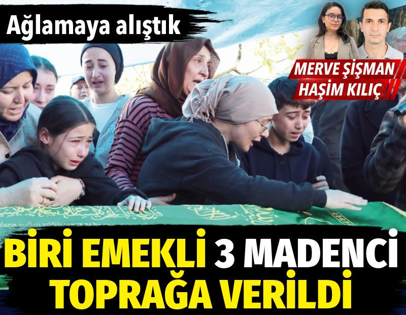 NEFES ekibi Zonguldak'ta. Biri emekli 3 madenci toprağa verildi