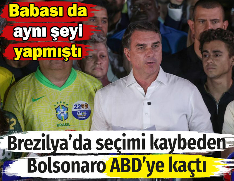 Babası da aynı şeyi yapmıştı. Brezilya'da seçimi kaybeden Bolsonaro ABD'ye kaçtı