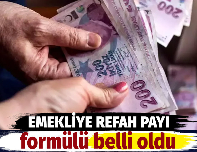 Erdoğan emekli maaşı için açıklama yapmıştı. Emekliye refah payı formülü belli oldu