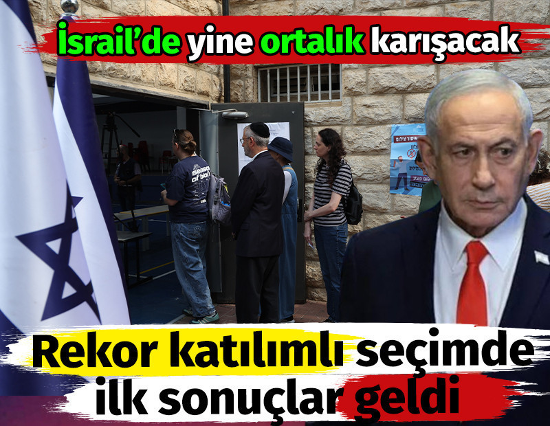 İsrail'de iki blok da hükümet kuracak sayıya erişemedi. Muhalefet önde