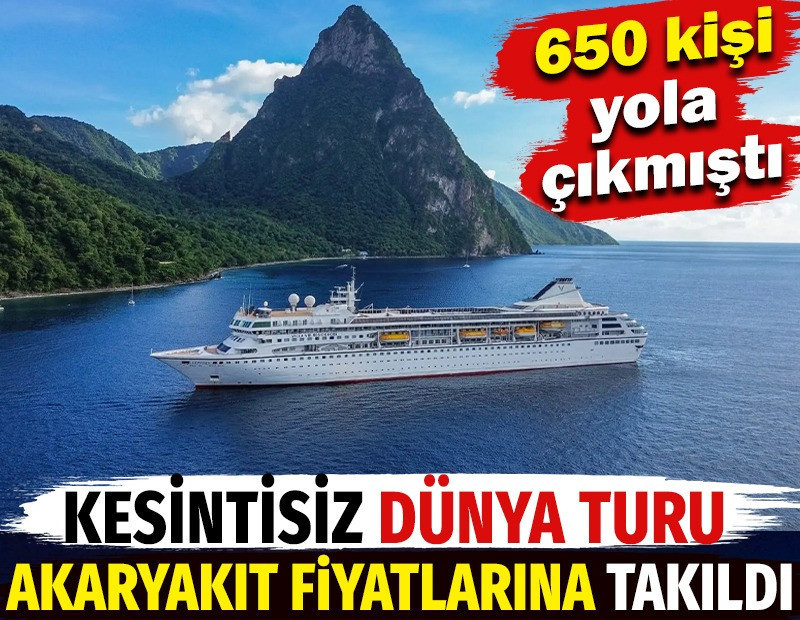 Kesintisiz dünya turu akaryakıt fiyatlarına takıldı. 650 kişi yola çıkmıştı