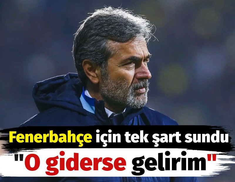 Aykut Kocaman Fenerbahçe için tek şart sundu: O giderse gelirim