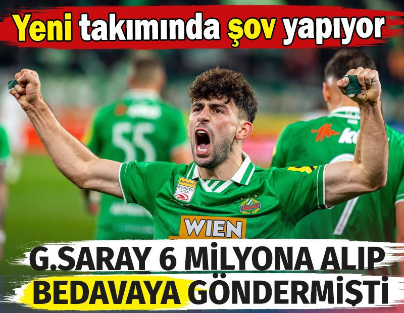 Galatasaray 6 milyona alıp bedavaya göndermişti. Yeni takımında şov yapıyor
