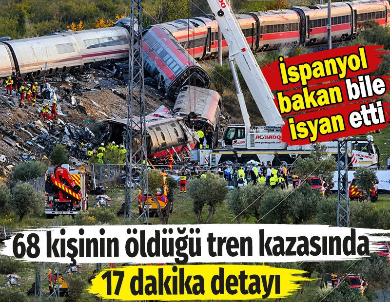 68 kişinin öldüğü tren kazasında 17 dakika detayı şoke etti. 150 kişi de yaralanmıştı