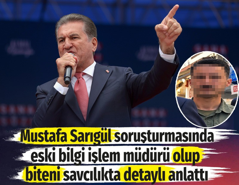 Mustafa Sarıgül soruşturmasında eski bilgi işlem müdürü olup biteni savcılıkta detaylı anlattı