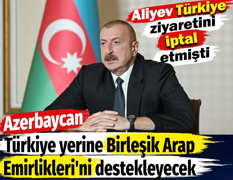 Azerbaycan Türkiye yerine Birleşik Arap Emirlikleri'ni destekleyecek. Aliyev Türkiye ziyaretini iptal etmişti