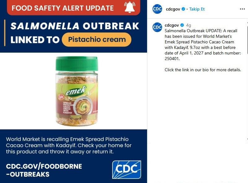Türk malı Dubai çikolatasından salmonella çıktı - Resim : 1