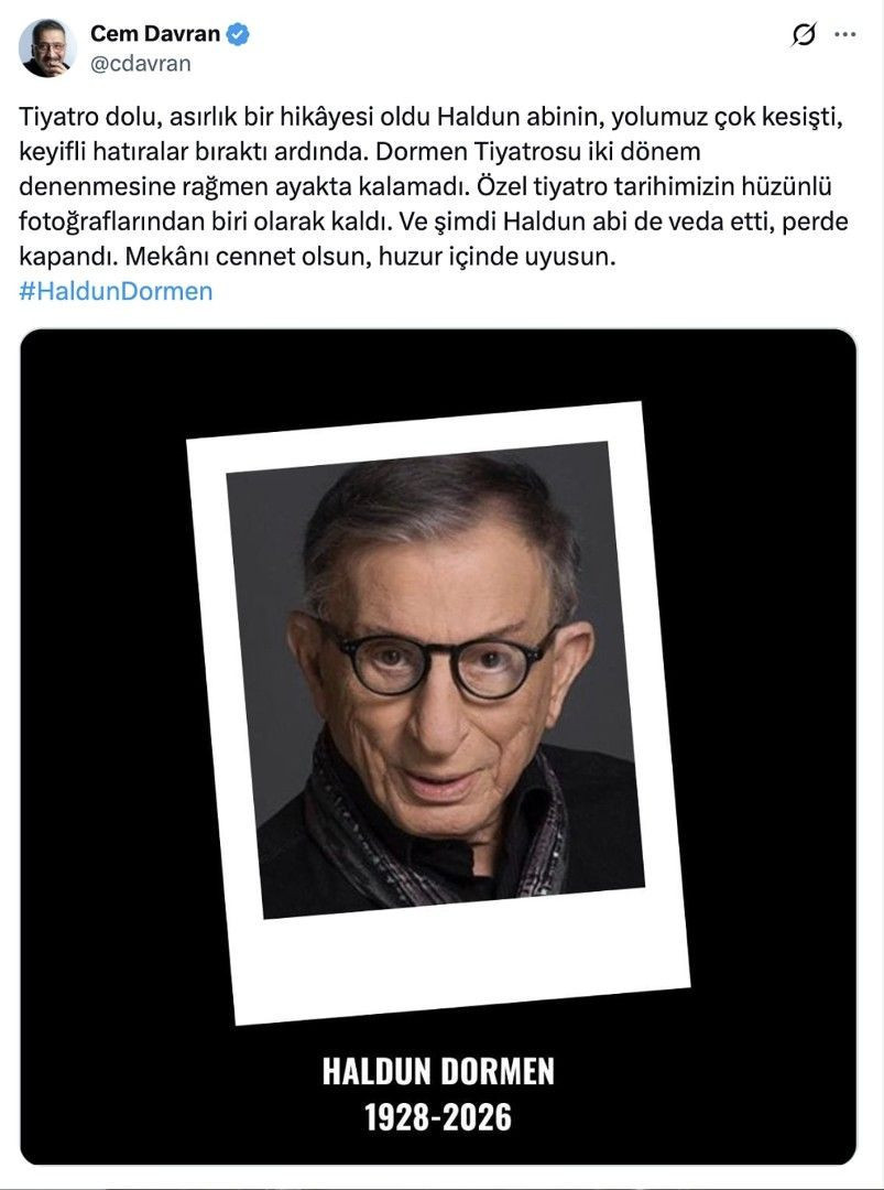 Ünlü isimlerden Haldun Dormen'e veda - Resim: 13