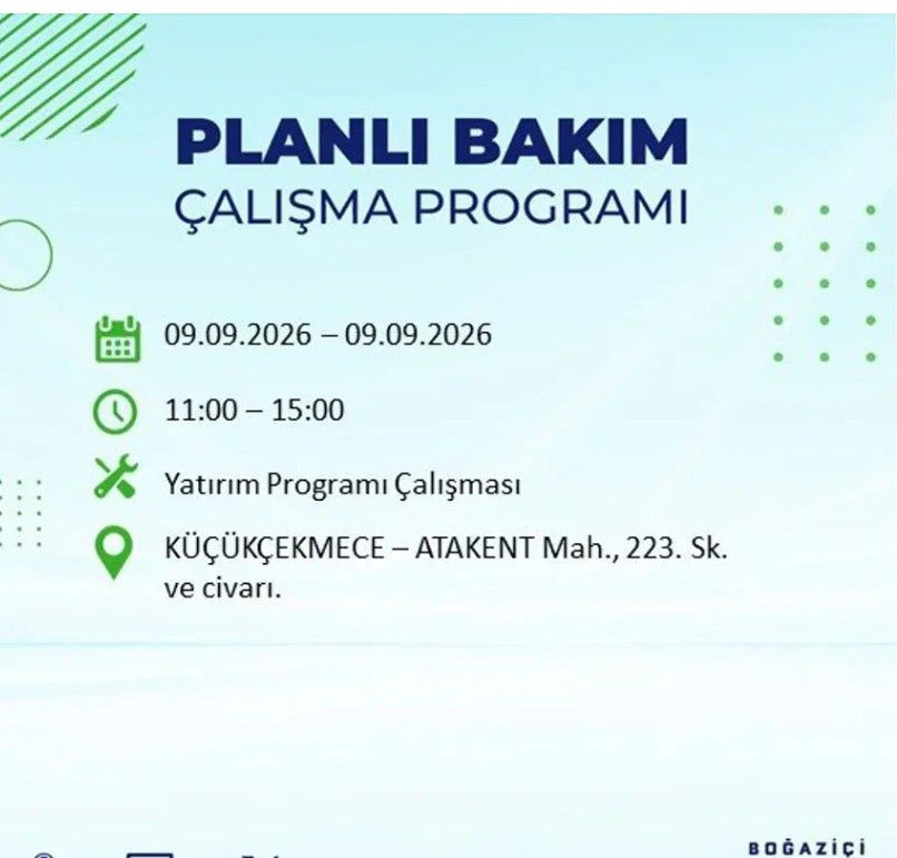 İstanbul'un 24 ilçesi bu gece yarısı kararacak. İşte elektriksiz kalacak mahalleler - Resim: 40