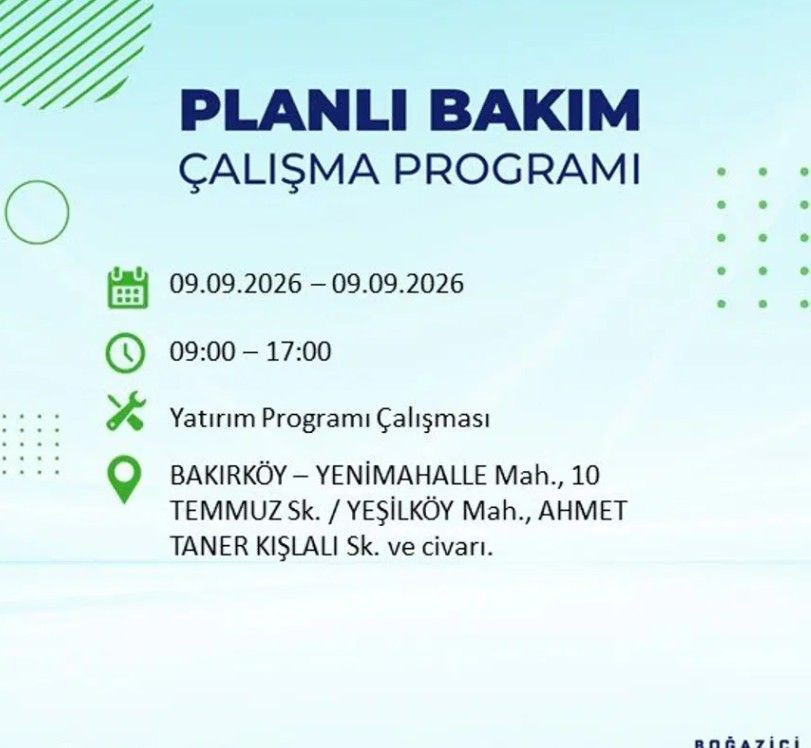 İstanbul'un 24 ilçesi bu gece yarısı kararacak. İşte elektriksiz kalacak mahalleler - Resim: 26