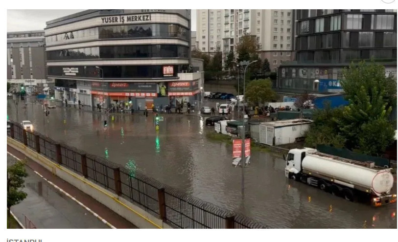 İstanbul'u sel aldı. Daha kötüsünün saati açıklandı - Resim : 8
