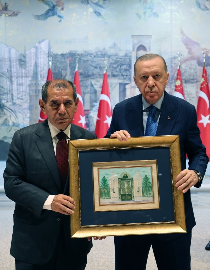 Osimhen'den Erdoğan'a hediye: Dolmabahçe'de buluşma - Resim: 2