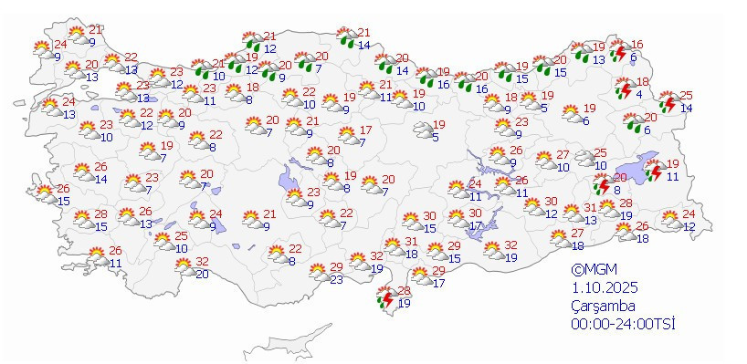 Meteoroloji'den yağış uyarısı - Resim : 2