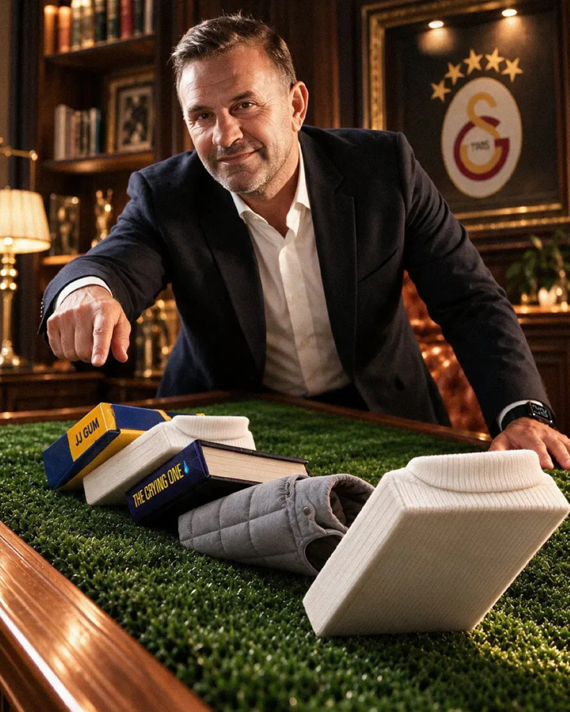 Derbiyi kazanan Galatasaray'dan Fenerbahçe'ye üst üste gönderme - Resim : 1