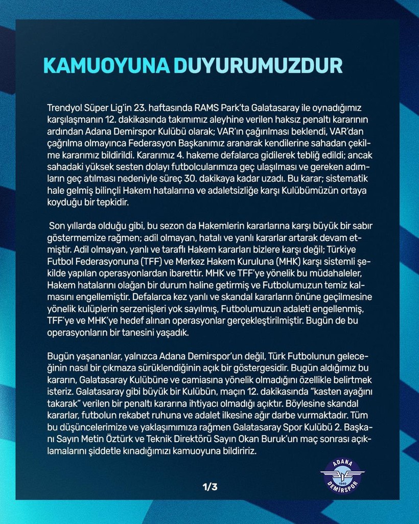 Adana Demirspor neden 18 dakika bekledi? Okan Buruk, Metin Öztürk ve Mertens'e zehir zemberek sözler - Resim : 1