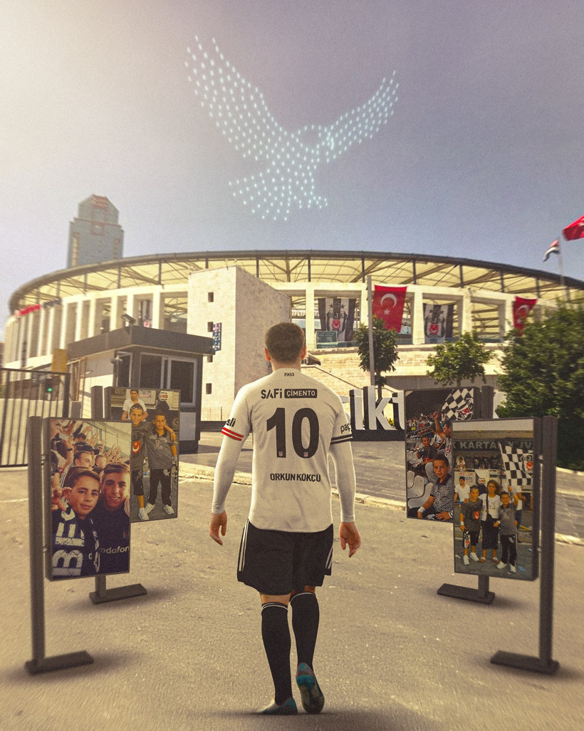 Orkun Kökçü, Beşiktaş'a geldi: Taraftar Serdal Adalı'nın ayağını öptü - Resim : 4