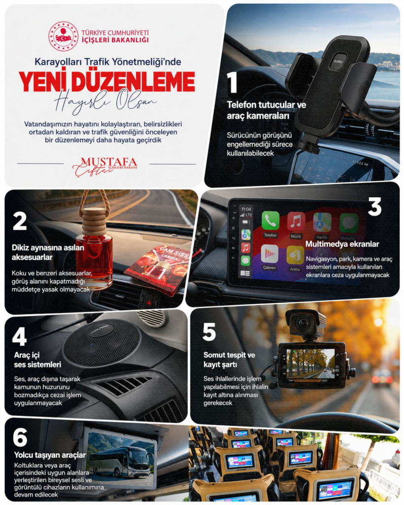Bakanlık, araçlardaki multimedya için son noktayı koydu - Resim : 1