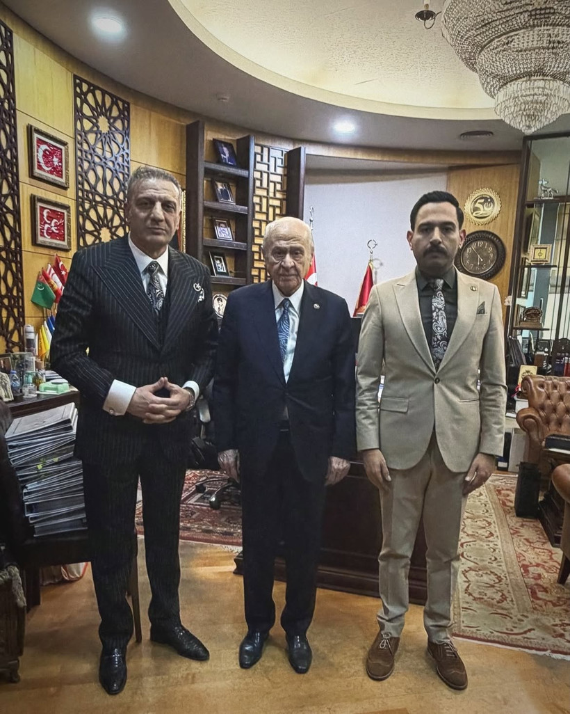 Tahliye edilen Selahattin Yılmaz Devlet Bah&ccedil;eli'yi ziyaret etti - Resim : 1