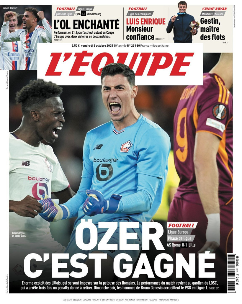 Berke Özer, Fransız basınına damga vurdu: Ünlü gazetenin manşetini süsledi - Resim : 1