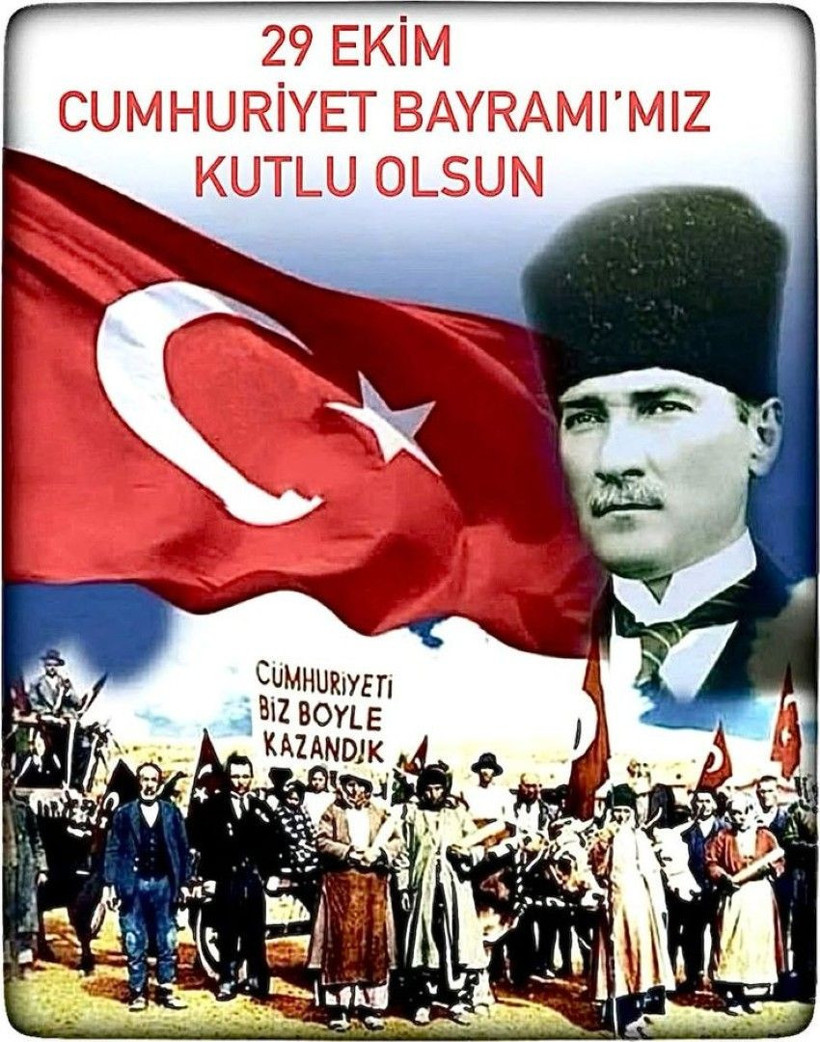 Ünlülerden 29 Ekim Cumhuriyet Bayramı paylaşımları - Resim: 1