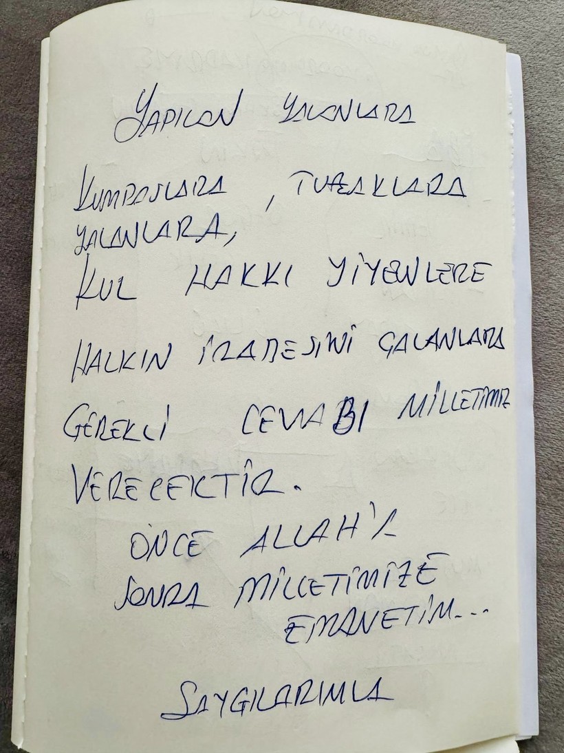 İmamoğlu'ndan bir mesaj daha: 'Milletin iradesi bir kişiden büyüktür' - Resim : 1