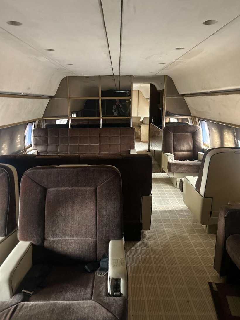 Epstein'in özel jeti "Lolita Ekspresi"nin son hali paylaşıldı - Resim : 3