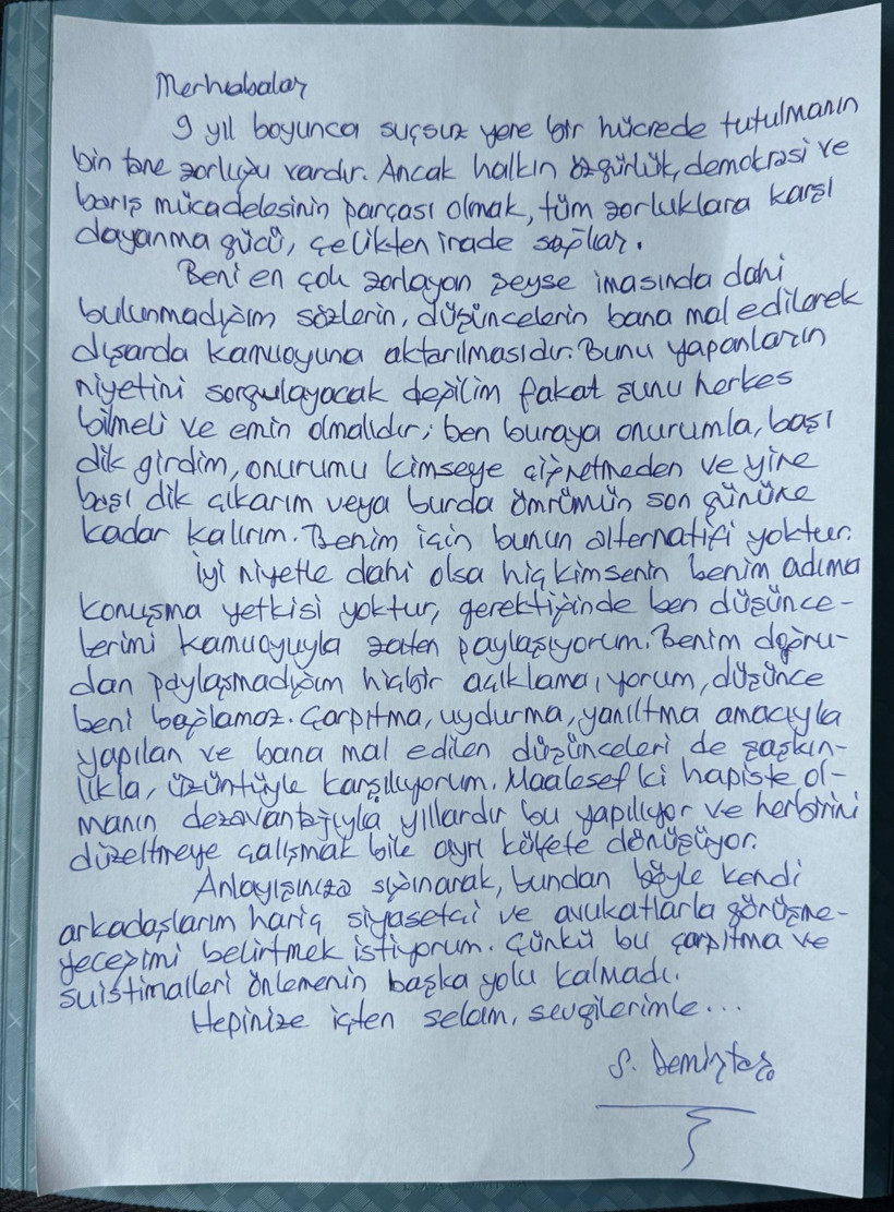 Arınç'ın sözleri gündem oldu, Demirtaş'tan açıklama geldi: Artık görüşmeyeceğim - Resim : 2