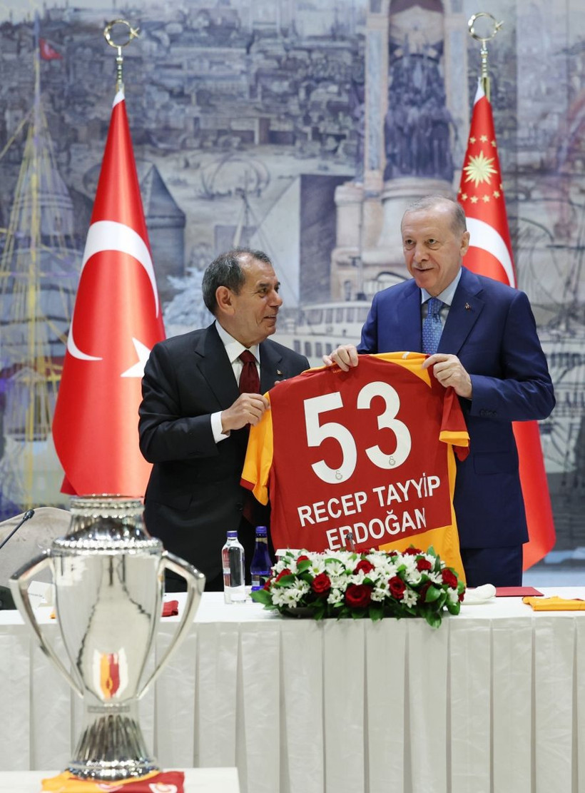 Cumhurbaşkanı Erdoğan, şampiyon Galatasaray'ı kabul etti - Resim: 3