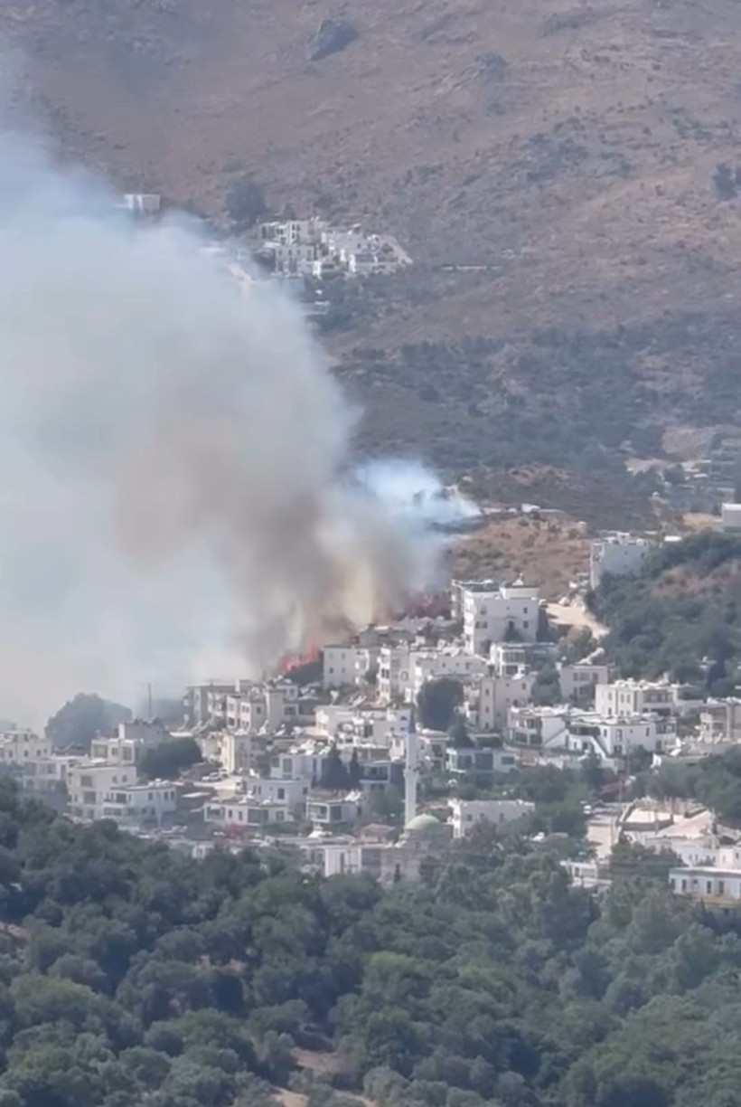 Bodrum'da korkutan yangın! - Resim: 5