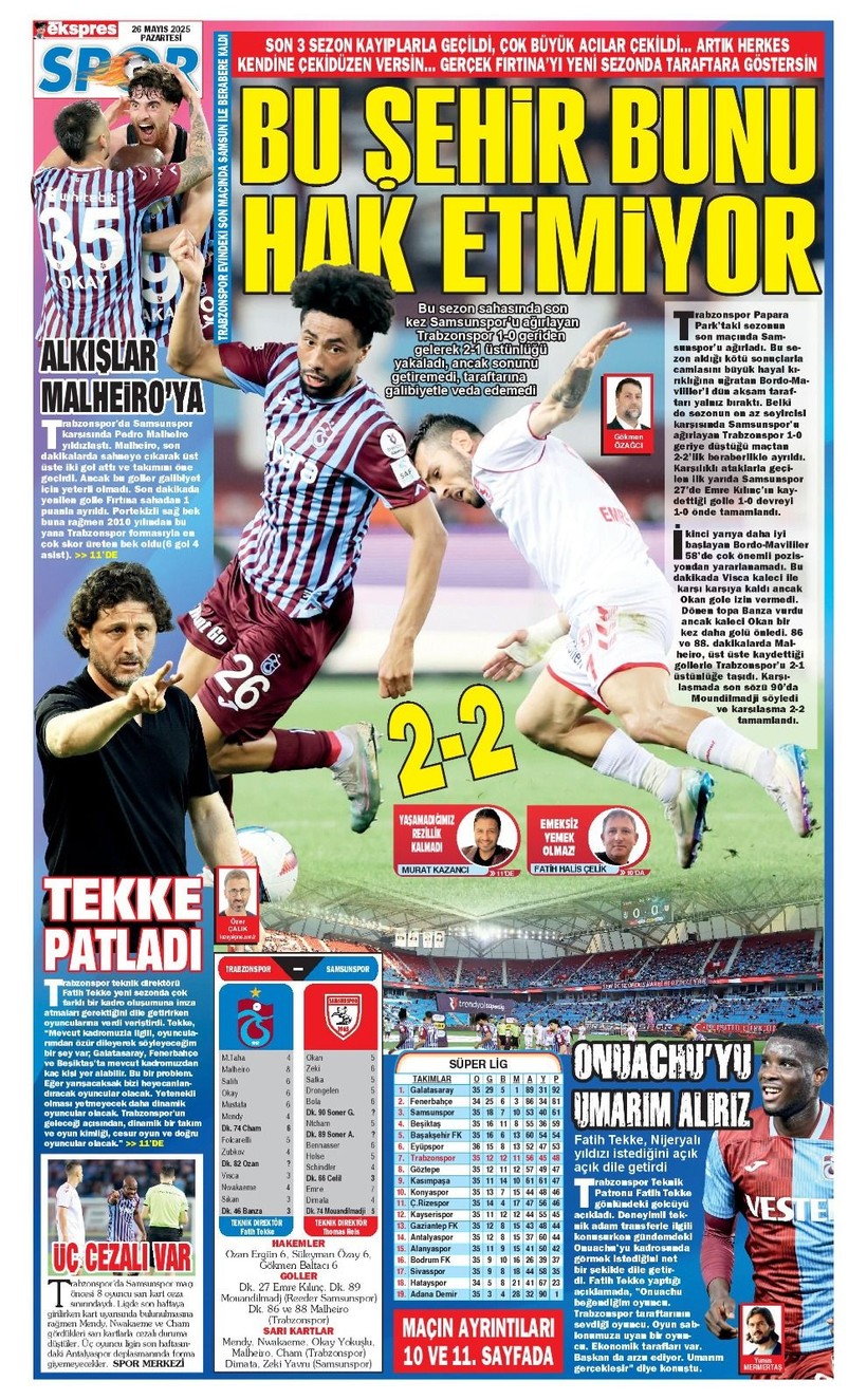 Trabzonspor gülmeyi unuttu: Yerel basın kan ağlıyor - Resim: 6