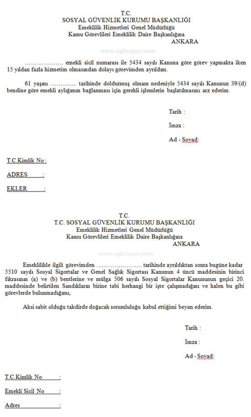 Emeklilik dilekçesi vermeden önce mutlaka kontrol edin. Bir eksik kayıt süreci uzatabilir - Resim : 1