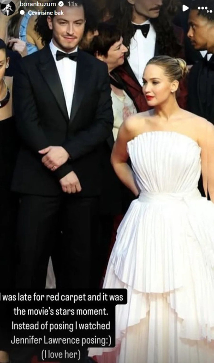Boran Kuzum ile Jennifer Lawrence aynı karede - Resim : 1