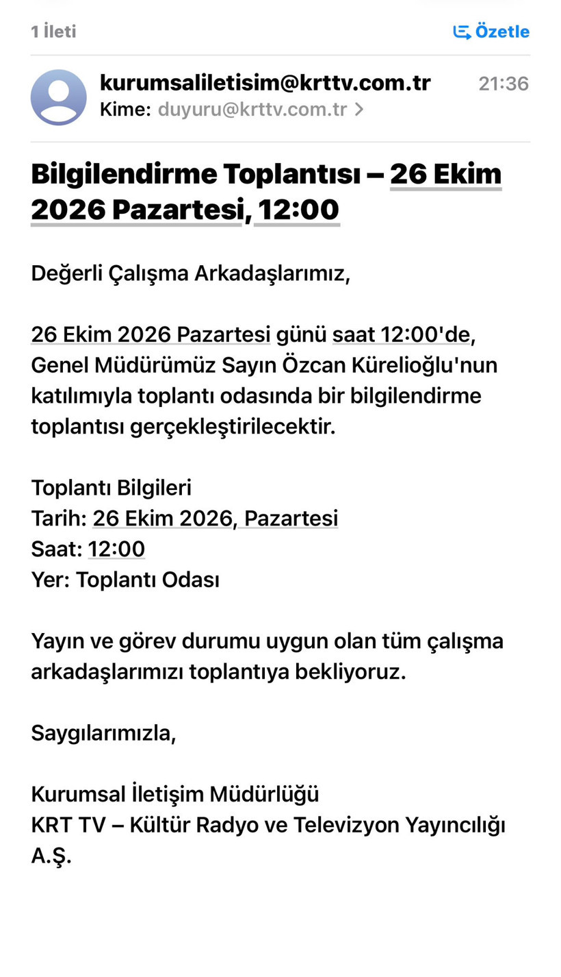 KRT yine el değiştirdi. İşte yeni sahibi - Resim : 1