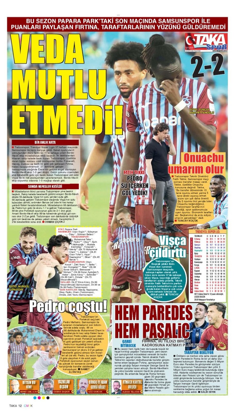 Trabzonspor gülmeyi unuttu: Yerel basın kan ağlıyor - Resim: 5