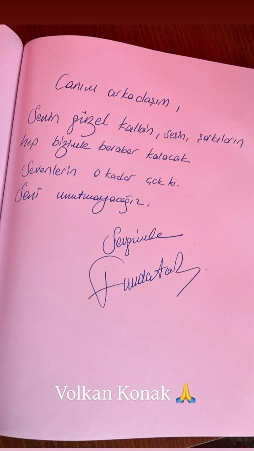 Funda Arar Volkan Konak’ın mezarından paylaştı: Güzel kalbin hep bizimle kalacak - Resim : 2