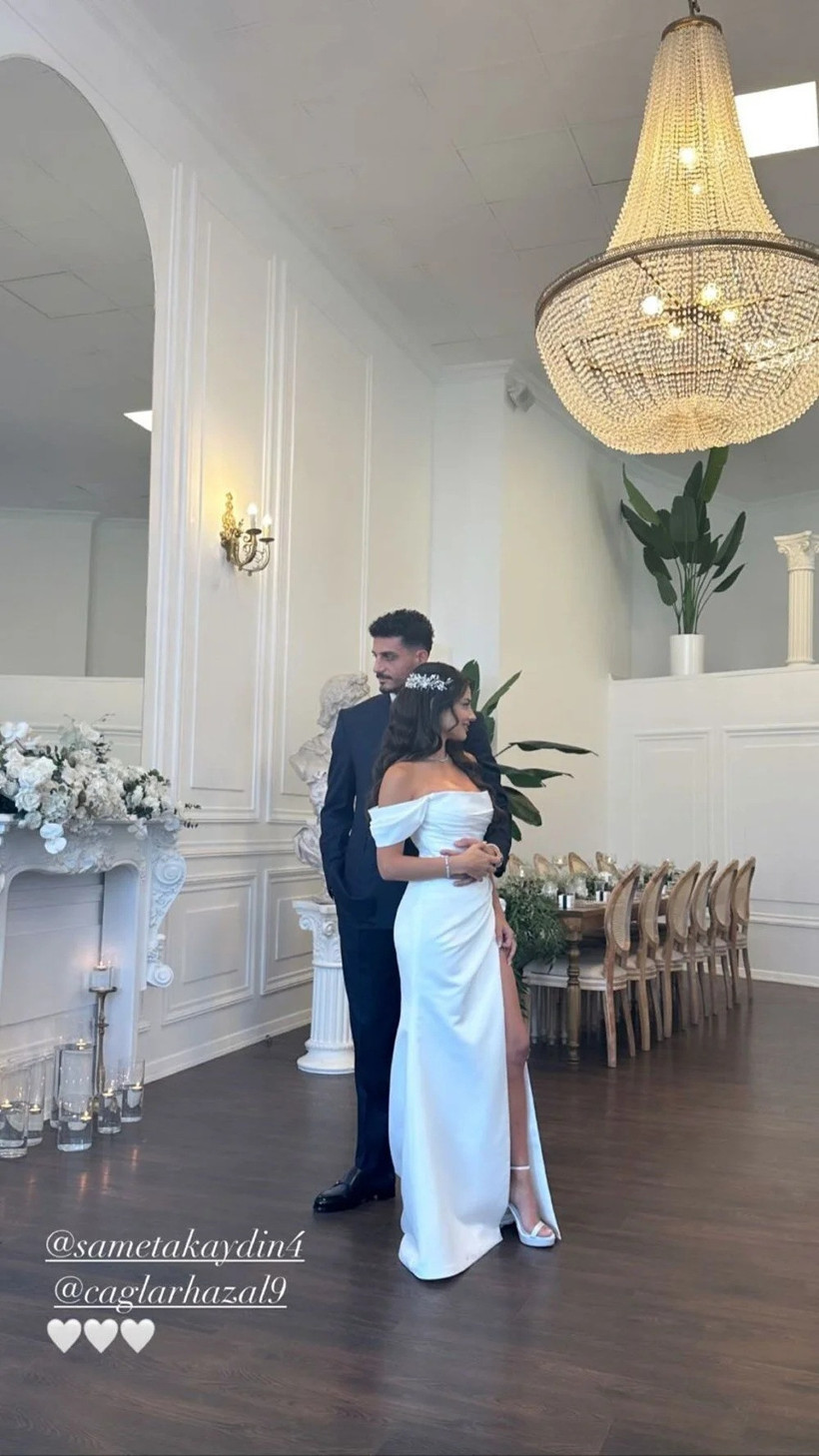 Hazal Çağlar ile Samet Akaydın nişanlandı - Resim : 1