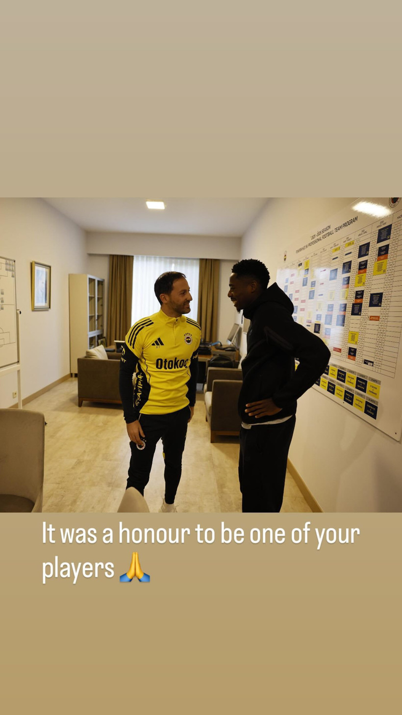 Fenerbahçeli futbolculardan Tedesco paylaşımları: 'Patron' - Resim: 1