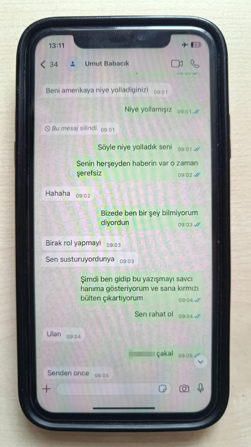 Umut Altaş'ın mesajları ortaya &ccedil;ıktı: 'Parayı g&ouml;nder, yoksa savcıyı ararım' - Resim : 4